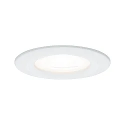Inbouwarmatuur NOVA LED rond, stijf GU10 IP44, wit mat  460lm 2700K 38° 38° CRI >80