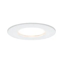 Inbouwarmatuur NOVA COIN LED rond, stijf IP44, wit mat  460lm 2700K 100° 100° CRI >80