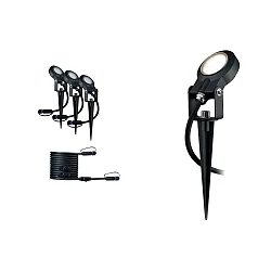 Buitenlamp PLUG & SHINE STING set van 3 IP67, antraciet dimbaar