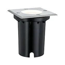 Vloerinbouwarmatuur 10.8CM hoekig, stijf, begaanbaar GU10 IP67, rvs 