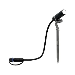 Paulmann Plug&Shine set of 3 Earth spike Plantini IP65 3x2,5W 24V 40° anthracite, 3000K