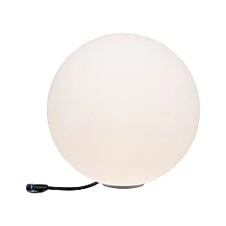 Buitenlamp PLUG&SHINE GLOBE medium IP67, wit dimbaar