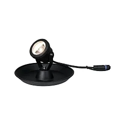 Onderwaterarmatuur PLUG&SHINE UNDERWATER SPOT waterdicht IP68, zwart dimbaar
