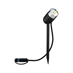 Buitenlamp LED PLUG&SHINE PIKE RGBW, ZigBee aanstuurbaar IP44, antraciet dimbaar