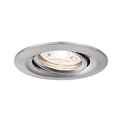 Inbouwarmatuur NOVA MINI LED draaibaar IP23, ijzer geborsteld  4W 310lm 2700K 38° 38° CRI >80