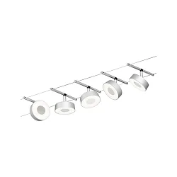 Touwsysteem LED WIRE SYSTEMS CORDUO CIRCLE rond, set van 5, schakelbaar IP20, chroom, chroom mat 