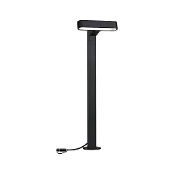 Lichtpaal PLUG&SHINE ITO horizontaal IP65, antraciet dimbaar