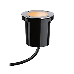 Vloerinbouwarmatuur PLUG&SHINE ZigBee aanstuurbaar LED IP65, rvs, zwart dimbaar