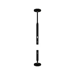 Wandhouder CORDUO, zwart mat