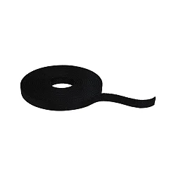 gordelband met stroomvoorziening ULine - DACRON STRAP 10M geschikt voor het inkorten, zwart