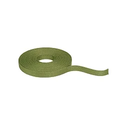 gordelband met stroomvoorziening ULine - DACRON STRAP 10M geschikt voor het inkorten, groen