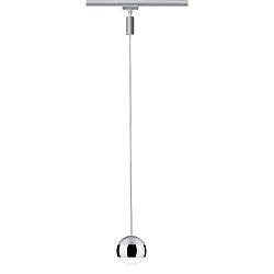 Pendelarmatuur URAIL CAPSULE II LED, chroom, chroom mat dimbaar