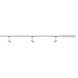 Armaturen set URAIL BARELLI set van 3 GU10, chroom, chroom mat dimbaar