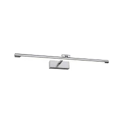 Schilderijverlichting MINGO groot, cilindrisch, kantelbaar IP20, aluminium geborsteld 