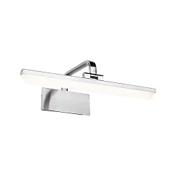 Schilderijverlichting RENAN hoekig, kantelbaar, medium IP20, aluminium geborsteld 