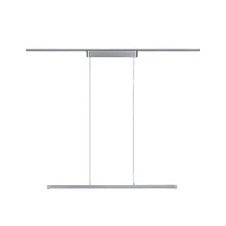 1-phase pendant luminaire URAIL ZIGBEE LENTO tunable white, ZigBee controllable LED IP20, chrome matt dimmable