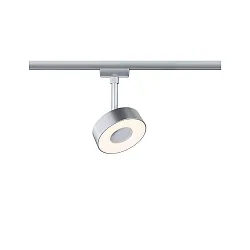 1-fase spot URAIL CIRCLE LED IP20, chroom mat dimbaar