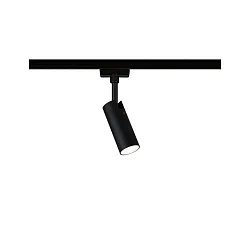 1-fase spot URAIL TUBO LED IP20, zwart mat dimbaar