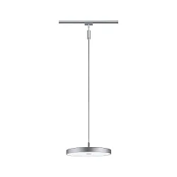 1-phase pendant luminaire HILDOR URail IP20, chrome matt dimmable