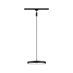 1-phase pendant luminaire HILDOR URail IP20, black matt dimmable