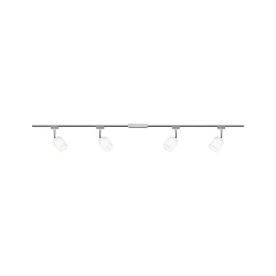 Spot URAIL BLOSSOM met voedermogelijkheid, set van 4 G9, chroom, chroom mat, satijn dimbaar