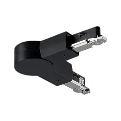 1-fase L-connector URAIL instelbaar, zwart mat