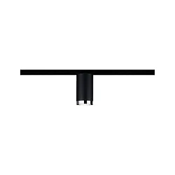 Spot URAIL TUBE GU10, chroom, zwart mat dimbaar