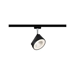 Spot URAIL ARENA LED roteerbaar, kantelbaar, chroom, zwart mat