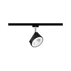 Spot URAIL ARENA LED roteerbaar, kantelbaar, chroom, zwart mat