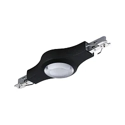 1-fase lengteconnector URAIL, zwart