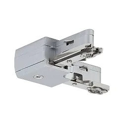 1-fase L-connector URAIL stijf, chroom mat