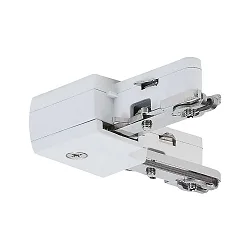 1-fase L-connector URAIL stijf, wit