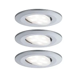 Plafondinbouwarmatuur CALLA IP65 DIM draaibaar, set van 3 IP65