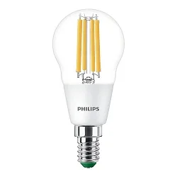 Filamentlamp druppelvorm MAS LEDLuster ND CL GUE P45 E14 2,3W 485lm 2700K 