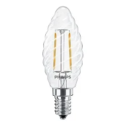 Gloeilamp kaarsvorm gedraaid COREPRO LEDCANDLE ST35 schakelbaar ST35 E14 2W 250lm 2700K CRI 80 