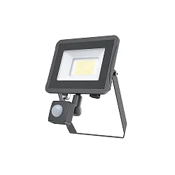 Strijklicht STAR 3000/840 BK SENSOR met sensor, kantelbaar, schakelbaar IP65, zwart 
