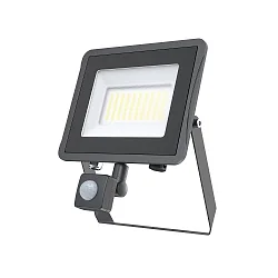 Strijklicht STAR 5000/840 BK SENSOR met sensor, kantelbaar, schakelbaar IP65, zwart 