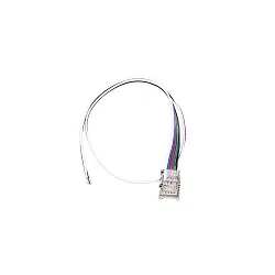 connecting cable 24V 5x 0.32mm² FLAT flat, with plug, 5-pole, multicolour