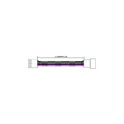 extension cable RGBW, 200cm