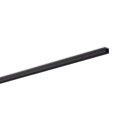 U profile SMALL U F 17/16 B1C1, black, white matt
