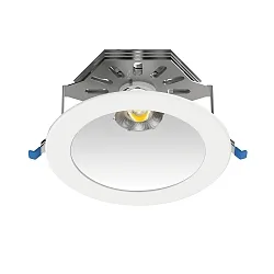 downlight CHANGY-B TRIZONE - UGR<19 ETM multipower, set back, with lens optics IP40, white 
