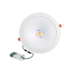 Downlight GLAN XL Ø 320MM Plug&Play stijf, CCT Switch, UGR < 19, multipower IP20, wit 