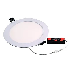 Plafondinbouwarmatuur TALAN XL Ø 300MM Plug&Play stijf, CCT Switch, multipower IP44, wit 