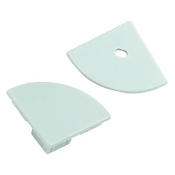 Eindkap RU-65655 + RU-65312 , aluminium