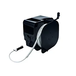 battery light chain VARDAFLEX E WORK LIGHT / 10M DRUM 840 with switch, with adapter, with handle, without charger black, white