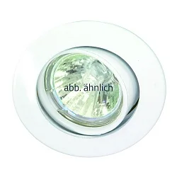 Inbouwarmatuur MR11 draaibaar IP20, wit