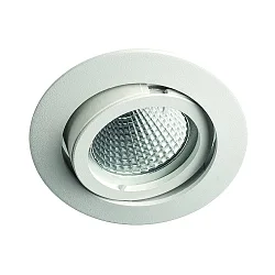 Downlight MR16 rond, draaibaar IP20, wit mat