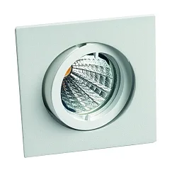 Inbouwarmatuur QUADRO draaibaar IP20, wit mat