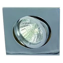 Inbouwarmatuur QUADRO draaibaar IP20, chroom
