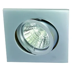 Inbouwarmatuur QUADRO draaibaar IP20, chroom mat